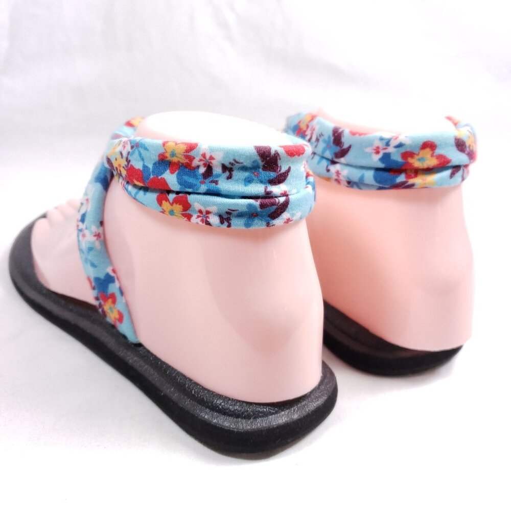 Sanuk Ella Prints Yoga Sling Sandals Women's Size 7 Floral Fabric - Picture 4 of 8